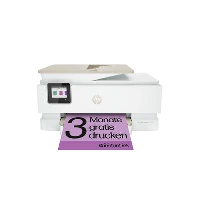 A printer is printing a sheet of paper with the inscription '3 months free printing'.