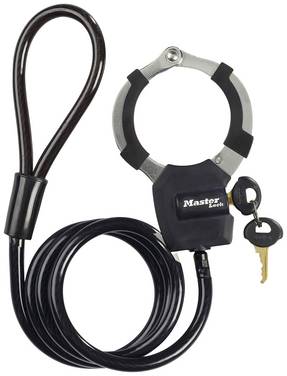 Master Lock 8275EURDPROBLK Steel cable lock  Black  Key lock