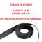'Belt characteristics: Length 5 m, Width 2.5 cm. Made from UV-treated polyester fabric.'