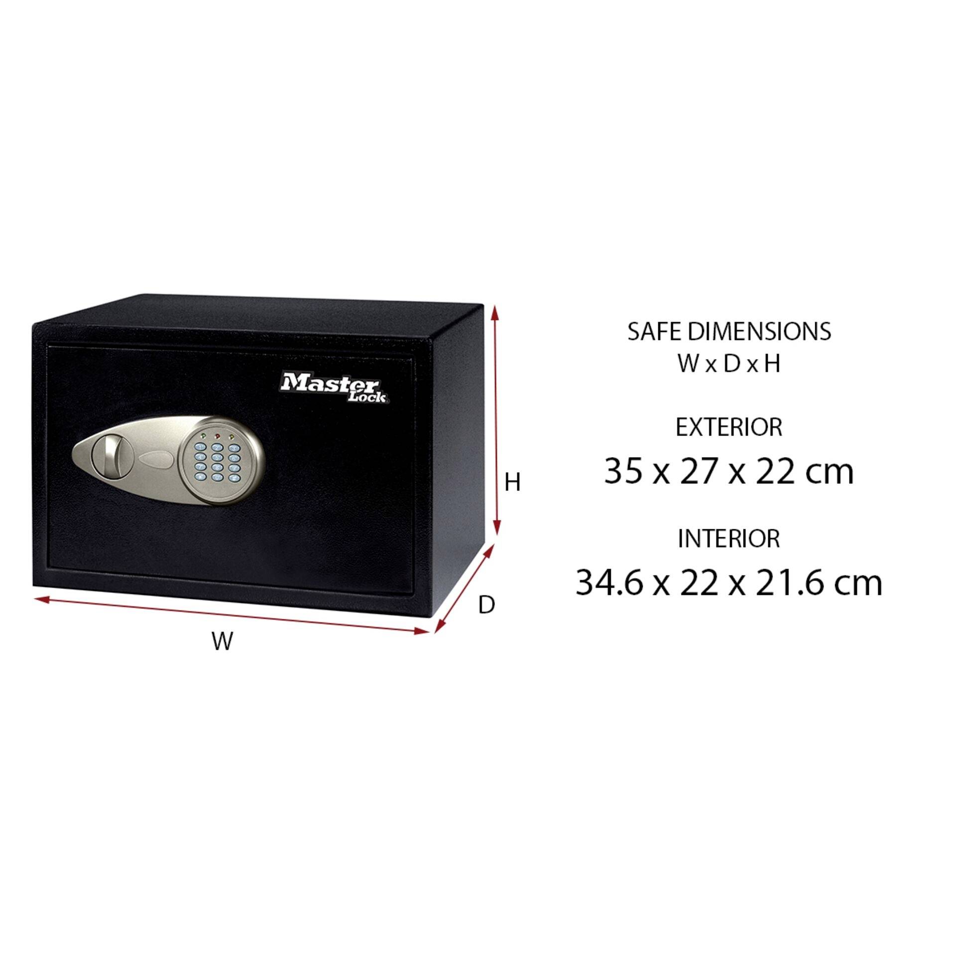 Master Lock P40024 X055ML Safe Combination, Key