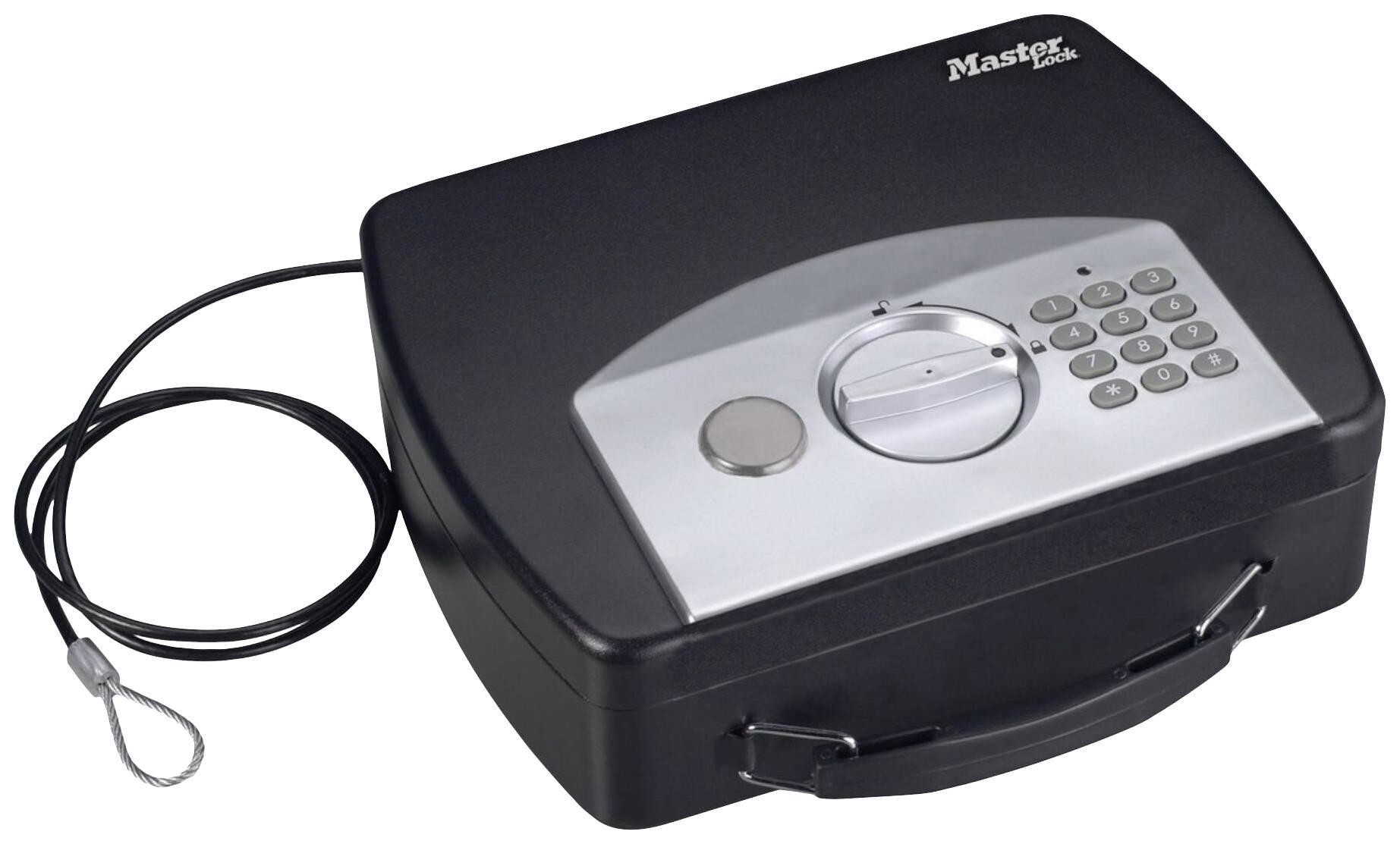 Master Lock P40020 Document safe (W x H x D) 74 x 254 x 201 mm Black