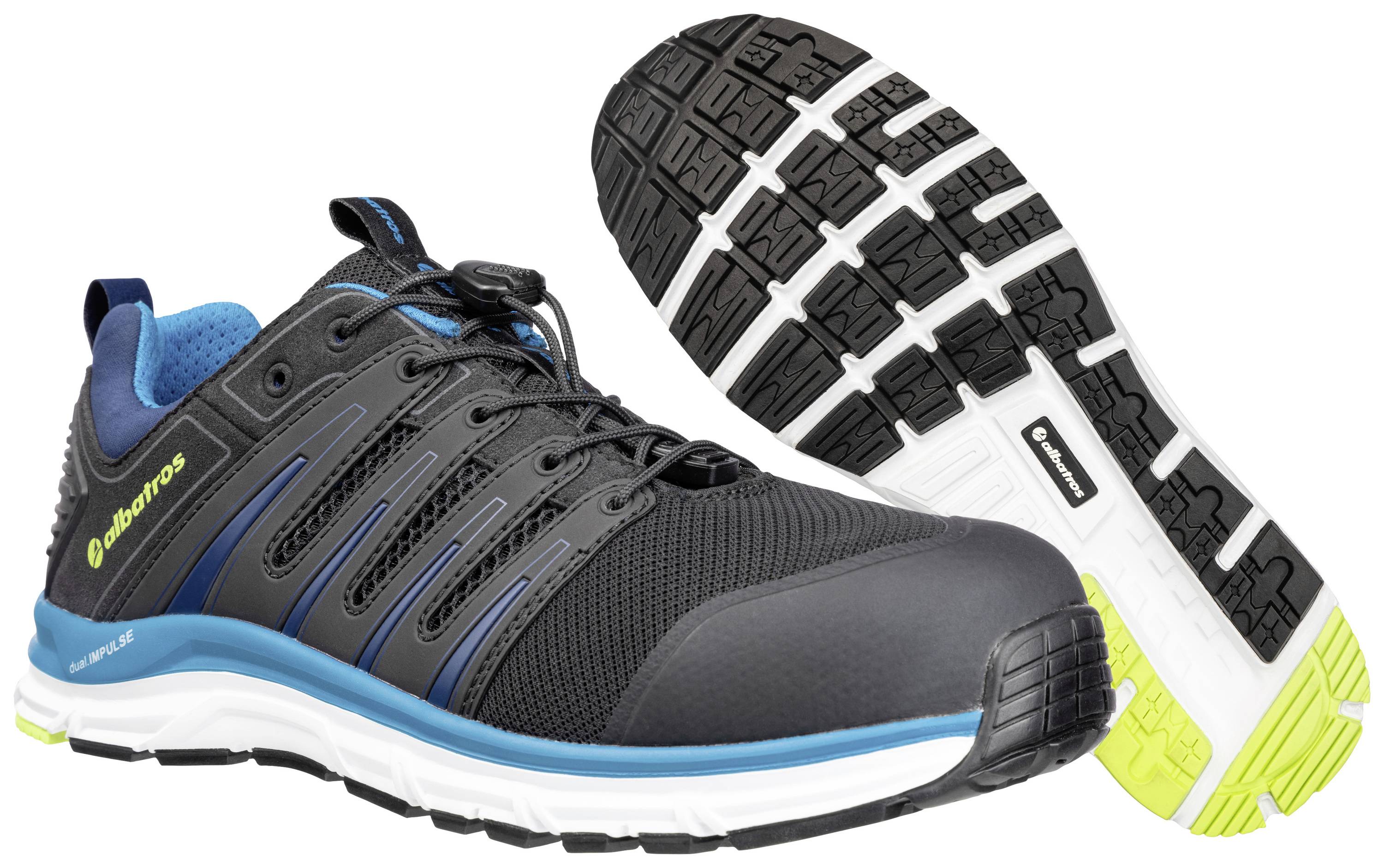 Albatros BREEZE IMPULSE LOW S1P ESD HRO SRA 647520241000046 Protective  footwear S1 Shoe size (EU): 46 Black/blue 1 Pair 