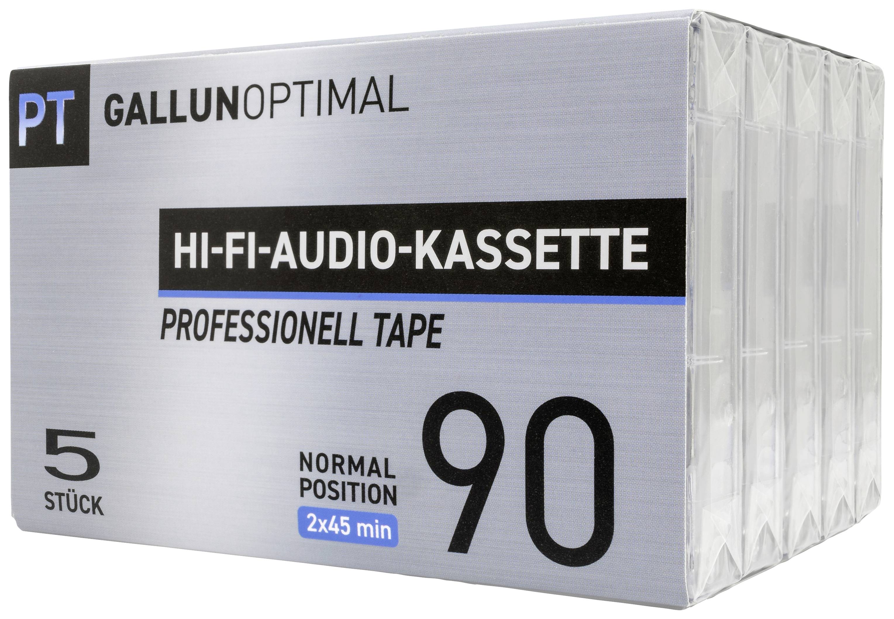 GALLUNOPTIMAL Compact cassette 90 min 5-piece set-0