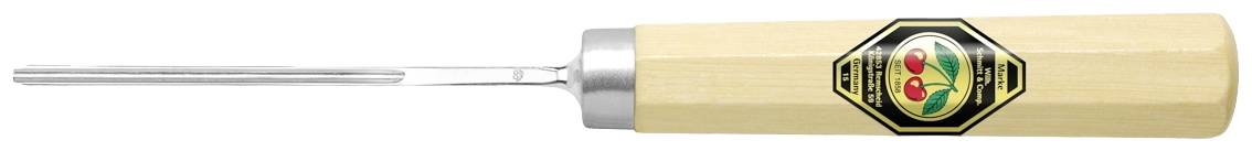 Groove carving chisel with white book 4mm Kirschen 3247004