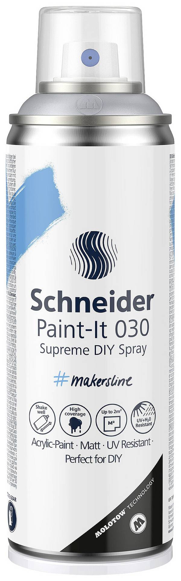 Schneider Schreibgeräte Paint-It 030 ML03051007 Acrylic paint Silver (metallic) 200 ml