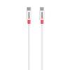 Skross USB cable USB 2.0 USB-C® plug, USB-C® plug 1.20 m White Round SKCA0008C-C120CN