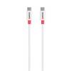 Skross USB cable USB 2.0 USB-C® plug, USB-C® plug 2.00 m White Round SKCA0009C-C200CN