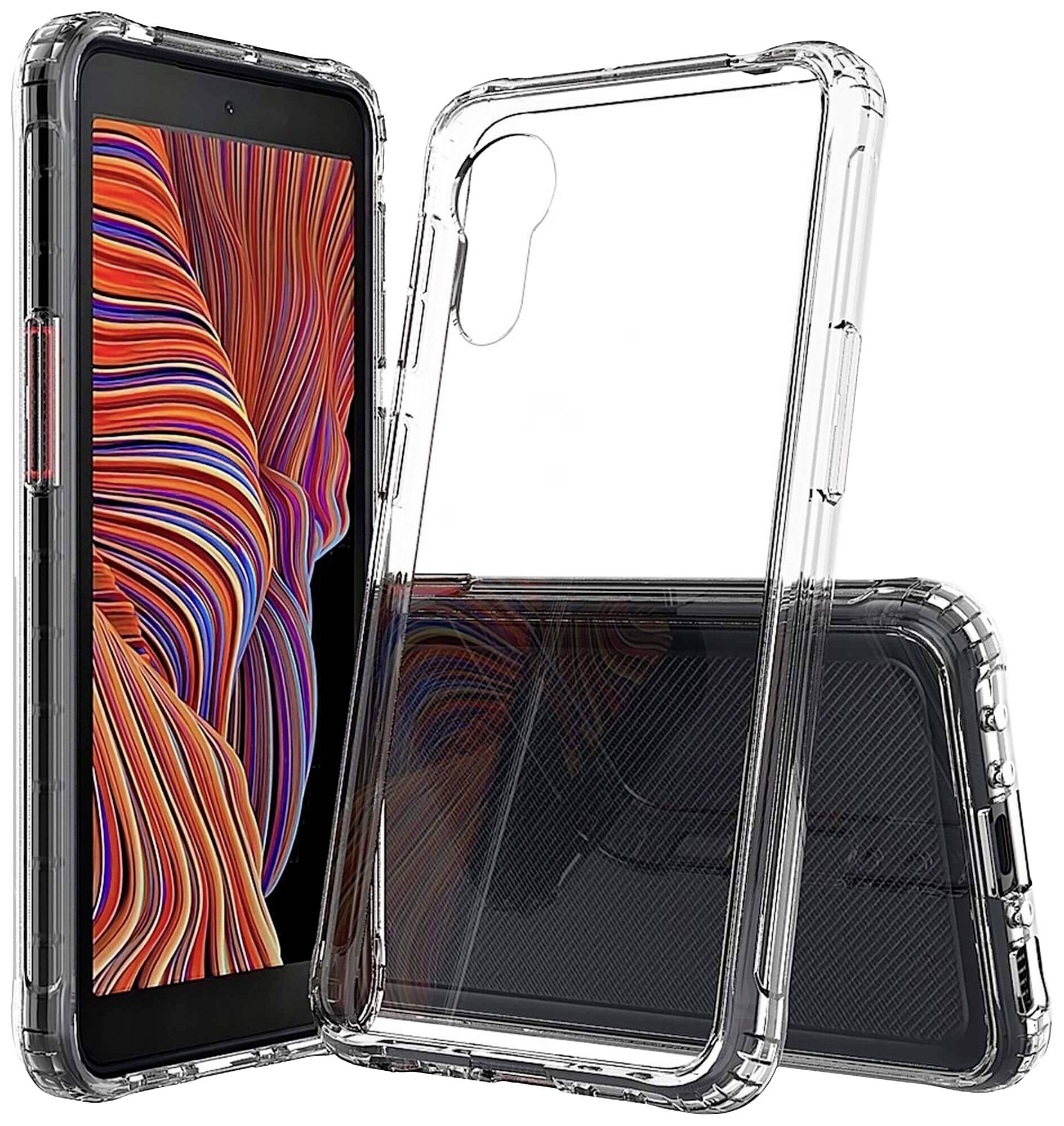 Image of JT Berlin BackCase Pankow Clear Back cover Samsung Galaxy XCover 5 Transparent Shockproof, Inductive charging 4260464227443