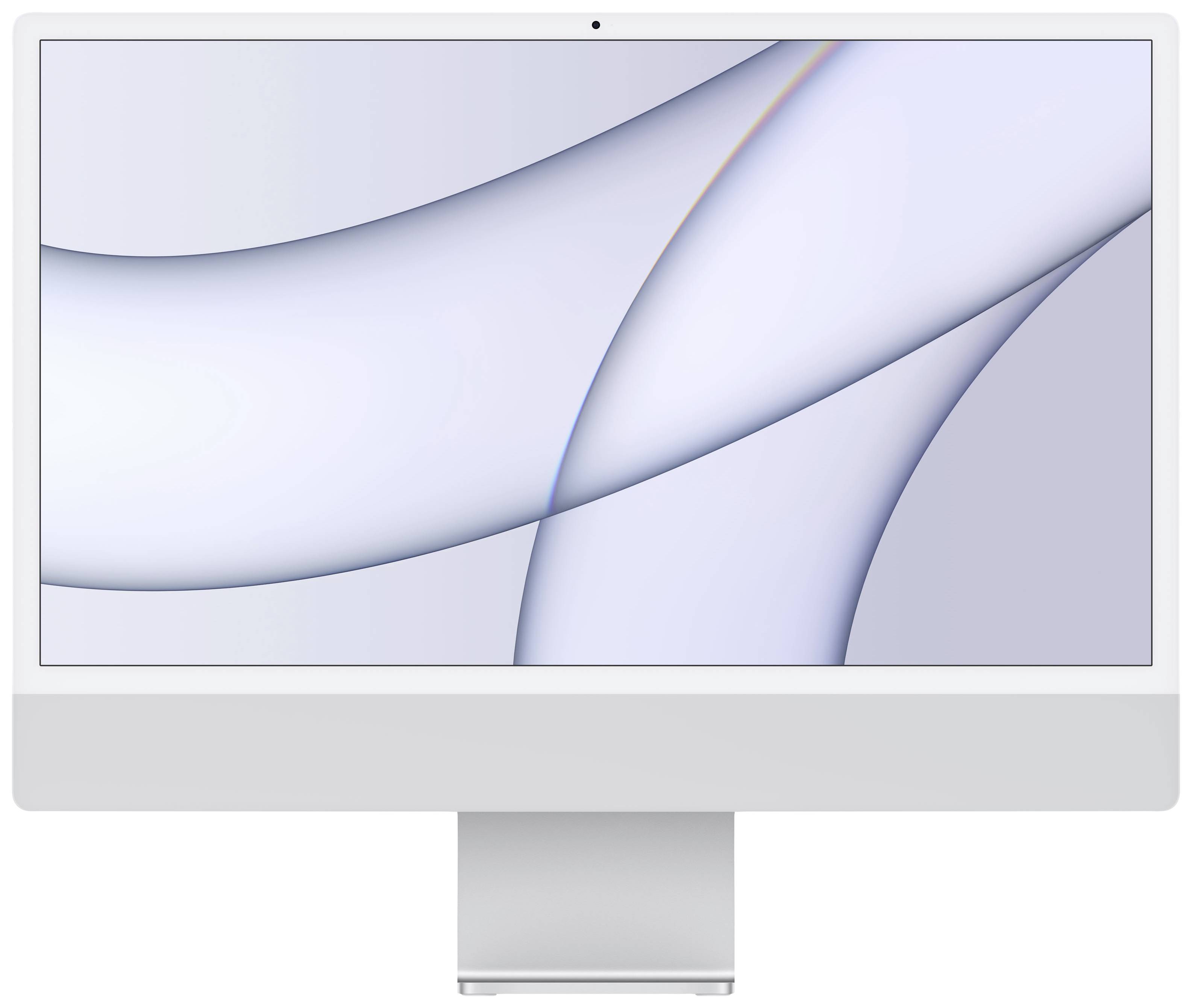 Apple iMac 24 Retina 4.5K (2021) 61 cm (24 inch) CTO Apple M1 8-Core CPU 16 GB RAM 256 GB SSD Apple Silver Z13K_5027_DE_-0