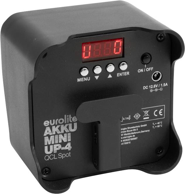 Eurolite AKKU Mini UP-4 QCL Spot LED stage lighting system-3