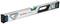 Spirit level with silver casing, black handle, yellow vials and the brand name 'Bosch Professional'.