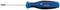 Flat-head screwdriver with a blue handle and 'BOSCH Professional' printed on it. Specifically designed for precision work.