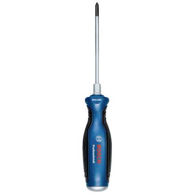 'Screwdriver with blue handle and Bosch logo.'