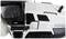 White and black model vehicle with 'STRONG' inscription, close-up of the driver's cabin and bodywork details.
