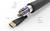 A cut HDMI cable reveals different layers: PVC sheath, Al-mylar, insulation, and conductors. Gold-plated connector visible.