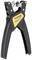 A Jokari automatic wire stripping pliers, model AS-Interface Pro, black with a yellow label, for stripping wires.