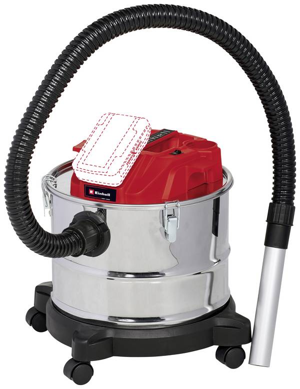 Einhell TE-AV 18/15 Li C-Solo 2351700 Coal dust vac 15 l Battery not included, Charger not included