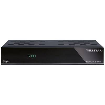 Telestar DIGINOVA 25 smart DVB-S & DVB-C receiver combo Recording function, Ethernet port, Single cable distribution, Un