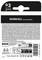 'Duracell Recharge D2 battery package, 3000mAh, 1.2V, with caution symbols, barcode, and multilingual instructions for disposal.'
