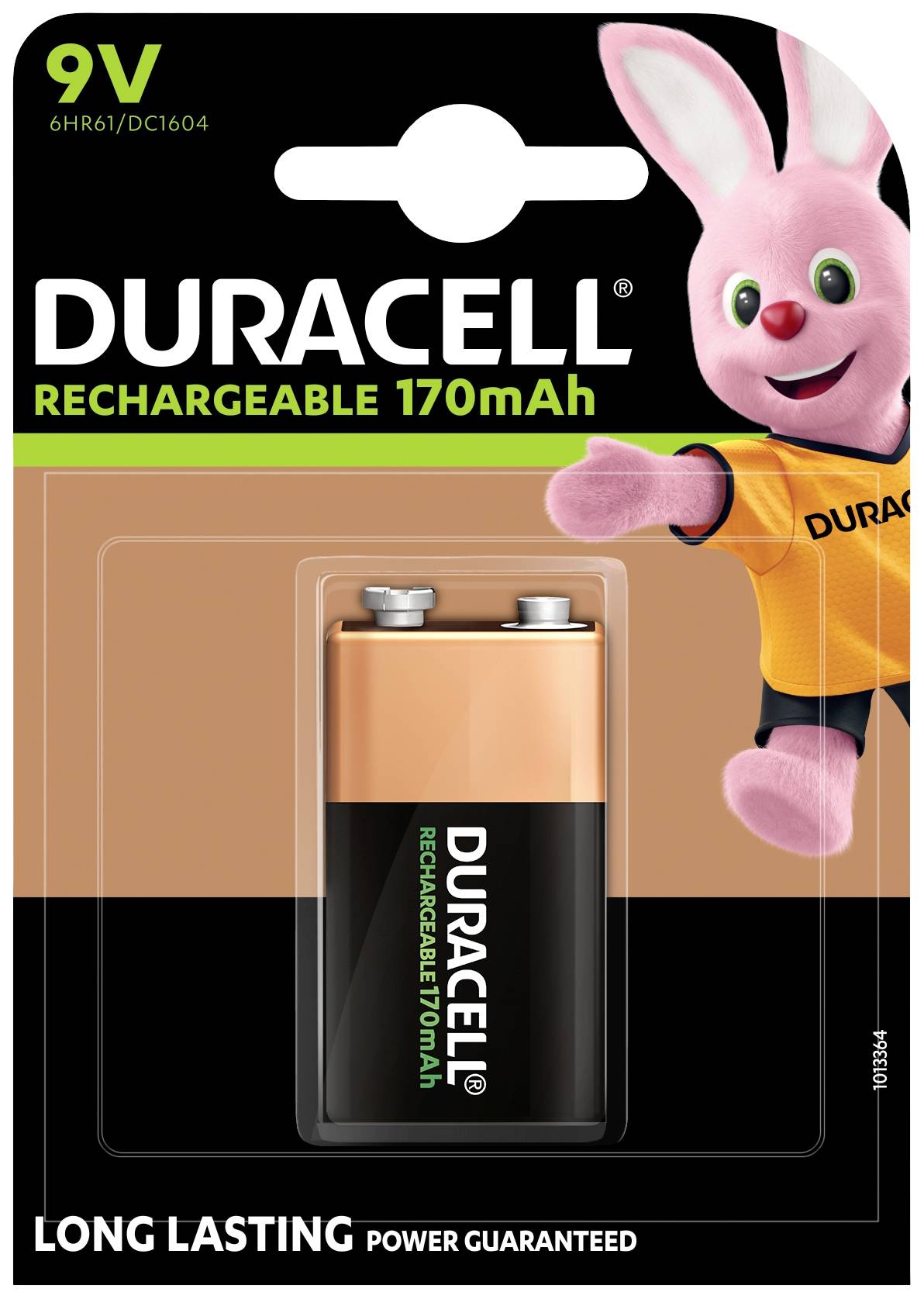 Duracell Hückmann 9 V / PP3 battery (rechargeable) NiMH 170 mAh 8.4 V 1 pc(s)