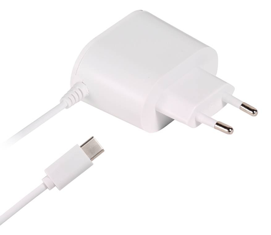 Vivanco TCVVUSBC24AWL USB charger 12 W USB-C® White Mains socket-0