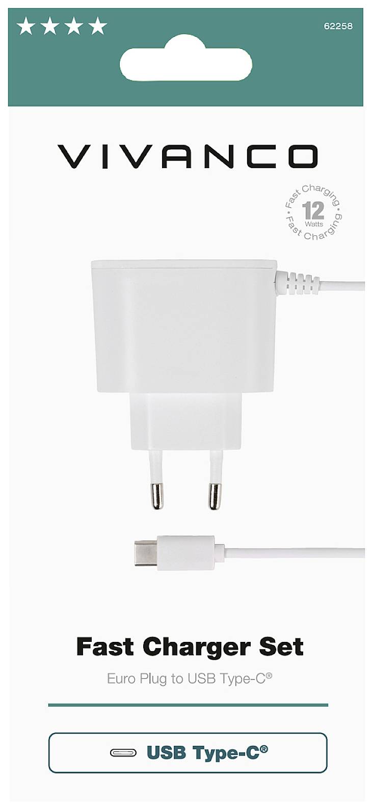 Vivanco TCVVUSBC24AWL USB charger 12 W USB-C® White Mains socket-4