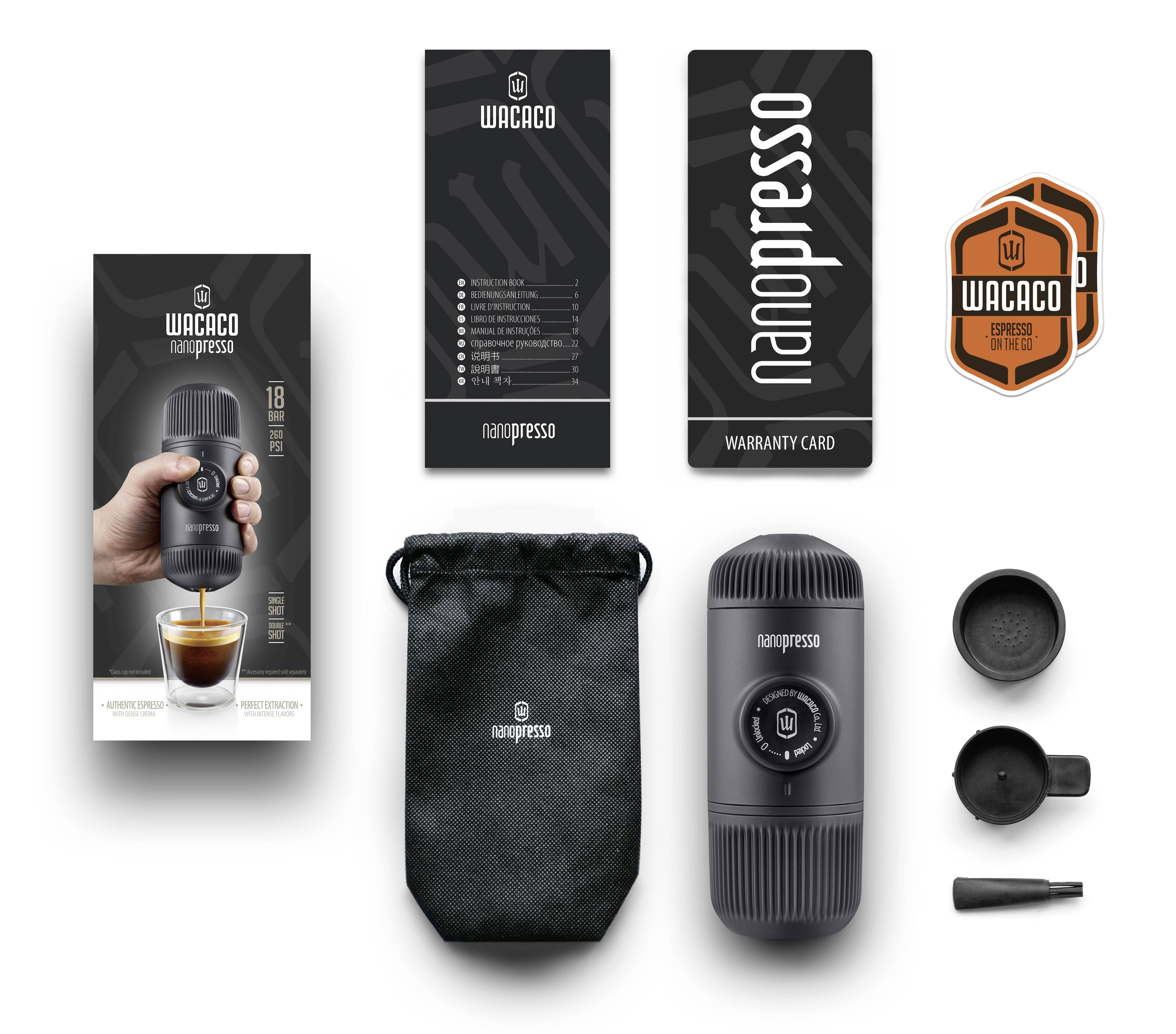 Wacaco Wac-Nano-GR Coffee maker Grey 