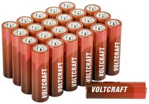 VOLTCRAFT Industrial LR6 AA battery Alkali-manganese 3000 mAh 1.5 V 24 pc(s)