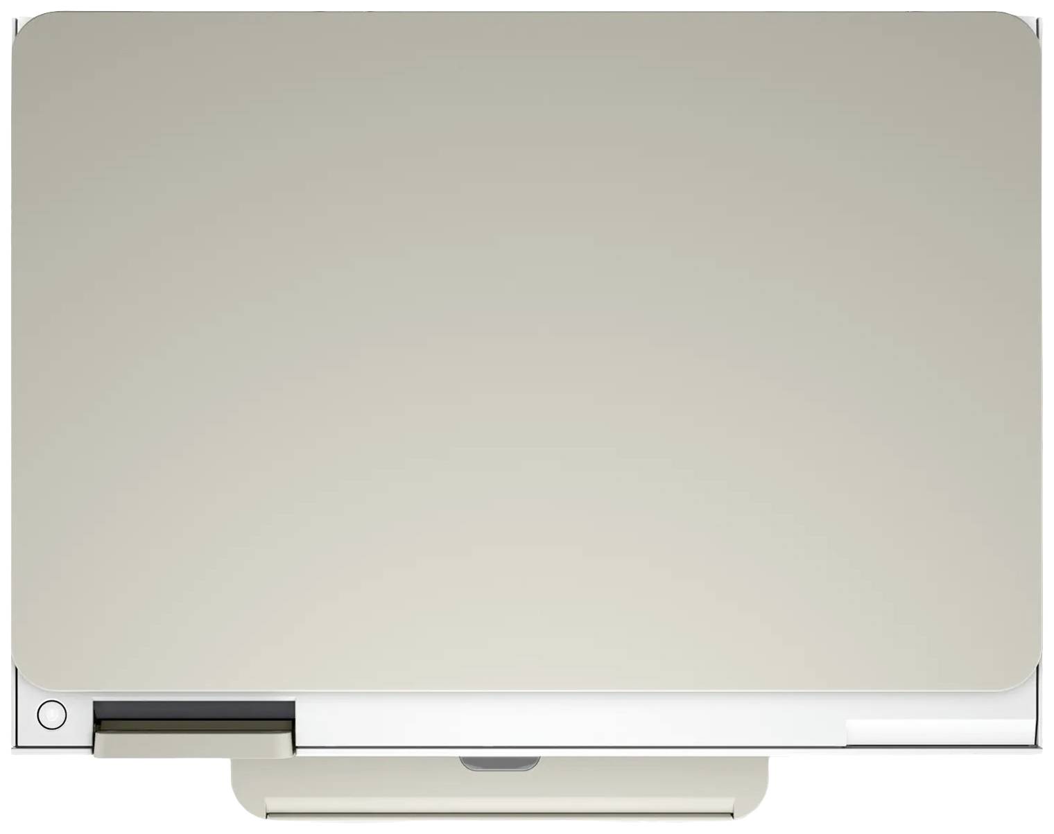 A blank whiteboard with a pen tray beneath it.