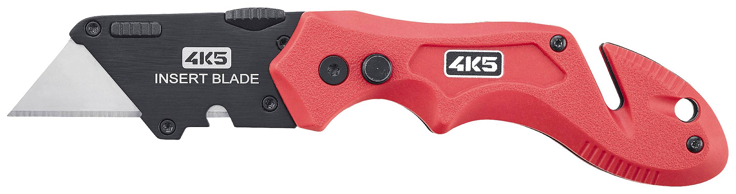4K5 Tools TK 300 Insert Blade Knife 600.300A Folding knife + sheath Red, Black
