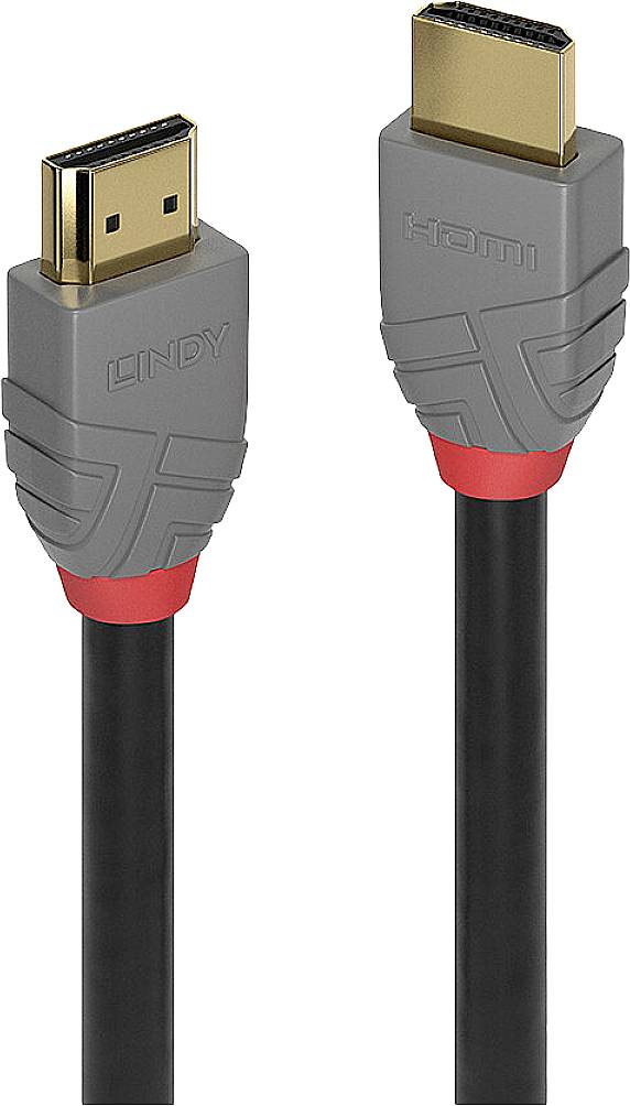 LINDY Cable HDMI-A plug, HDMI-A plug 1.00 m Black 36952 8K UHD HDMI cable