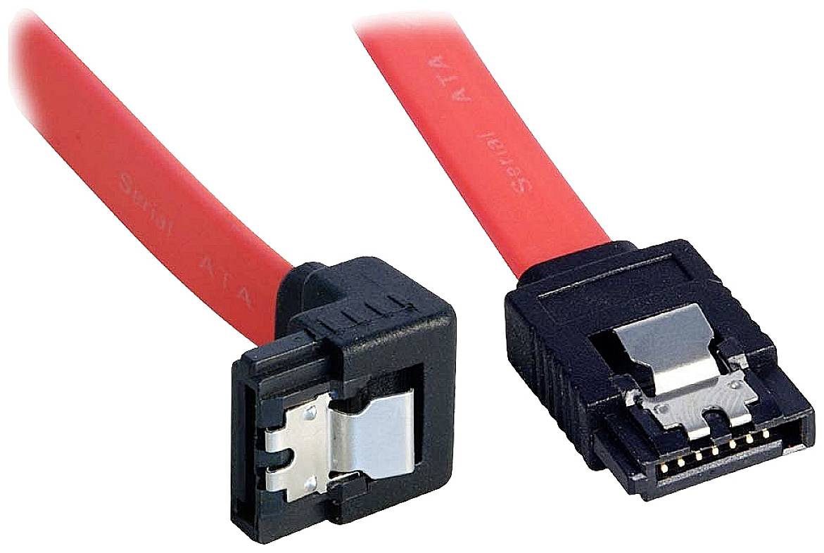 LINDY Hard drives Cable [1x SATA socket 7-pin - 1x SATA socket 7-pin] 0.20 m Red-0