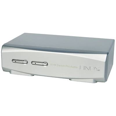 LINDY KVM-Umschalter KVM changeover switch DisplayPort Mouse, Keyboard 3840 x 2160 Pixel