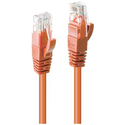 Two red Ethernet cables with RJ-45 connectors, suitable for network connections, on a white background.
