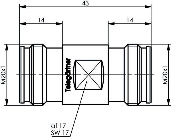 Telegärtner J01442C0001 100025321 4.3-10 connector 50 Ω 1 pc(s)-3