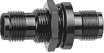 Metal plug with threading, shown in close-up. The plug consists of multiple rings and a hexagonal nut area.