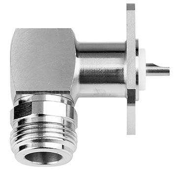 A silver, rectangular stainless steel valve with a male thread and round connection shows the orientation and connection mechanism.