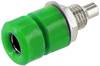 econ connect TB40GN Jack socket Socket, built-in Pin diameter: 4 mm Green 1 pc(s) Bulk