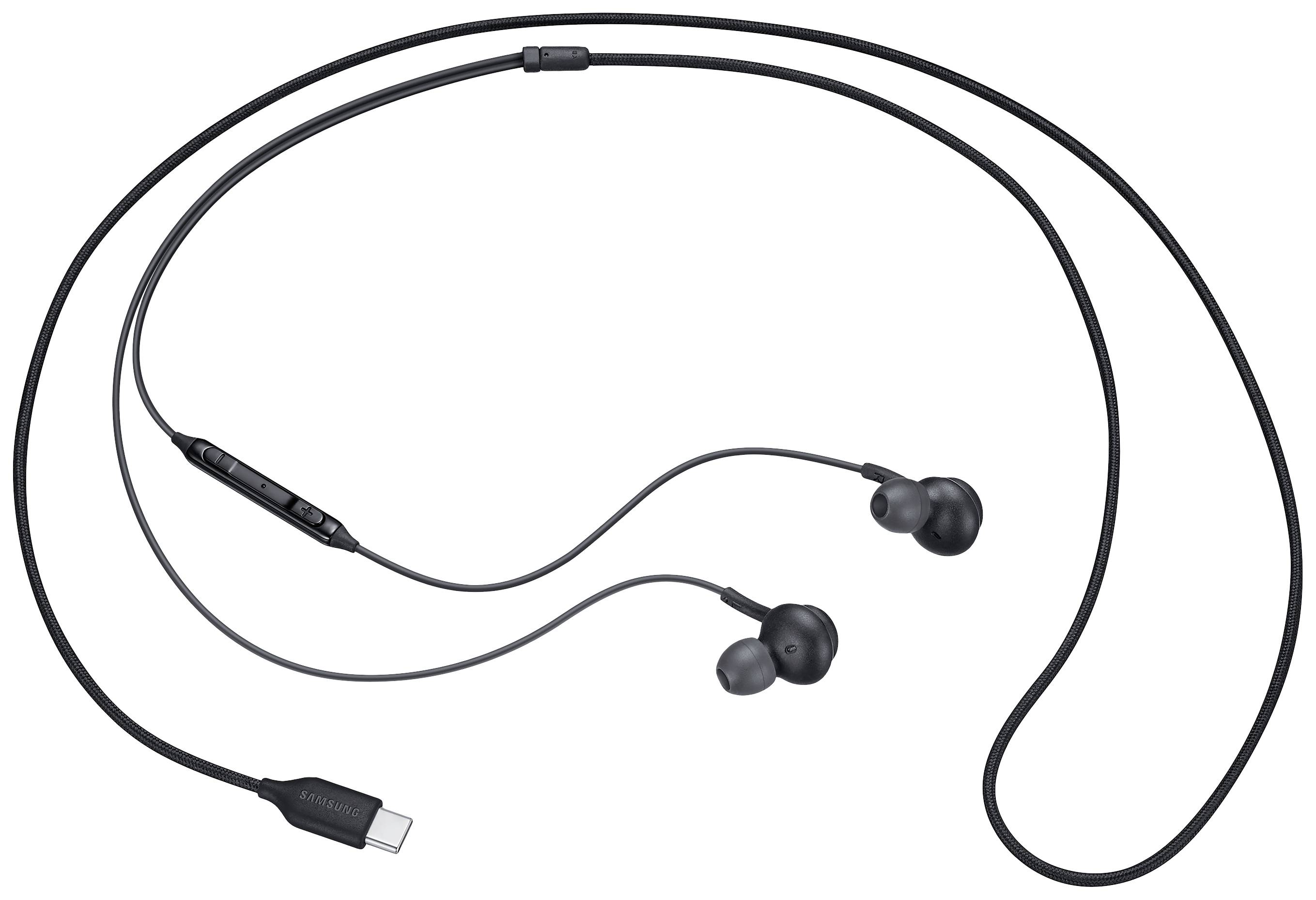 Samsung EO-IC100BBEGEU In-ear headphones Corded (1075100) Stereo Black Volume control, Microphone mute