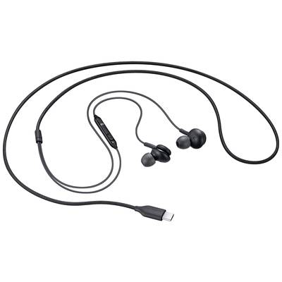 Samsung EO-IC100BBEGEU In-ear headphones Corded (1075100) Stereo Black Volume control, Microphone mute