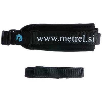 Black belt with blue Metrel logo and website address 'www.metrel.si'.