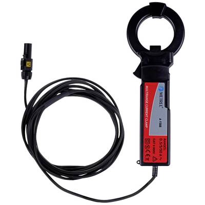 Metrel A 1588 Clamp meter adapter   A/DC reading range: 0.50 - 50 A 