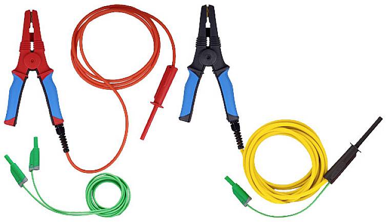 Metrel S 1539 2M5 Test lead kit 2.50 m Green, Red, Yellow 1 pc(s)