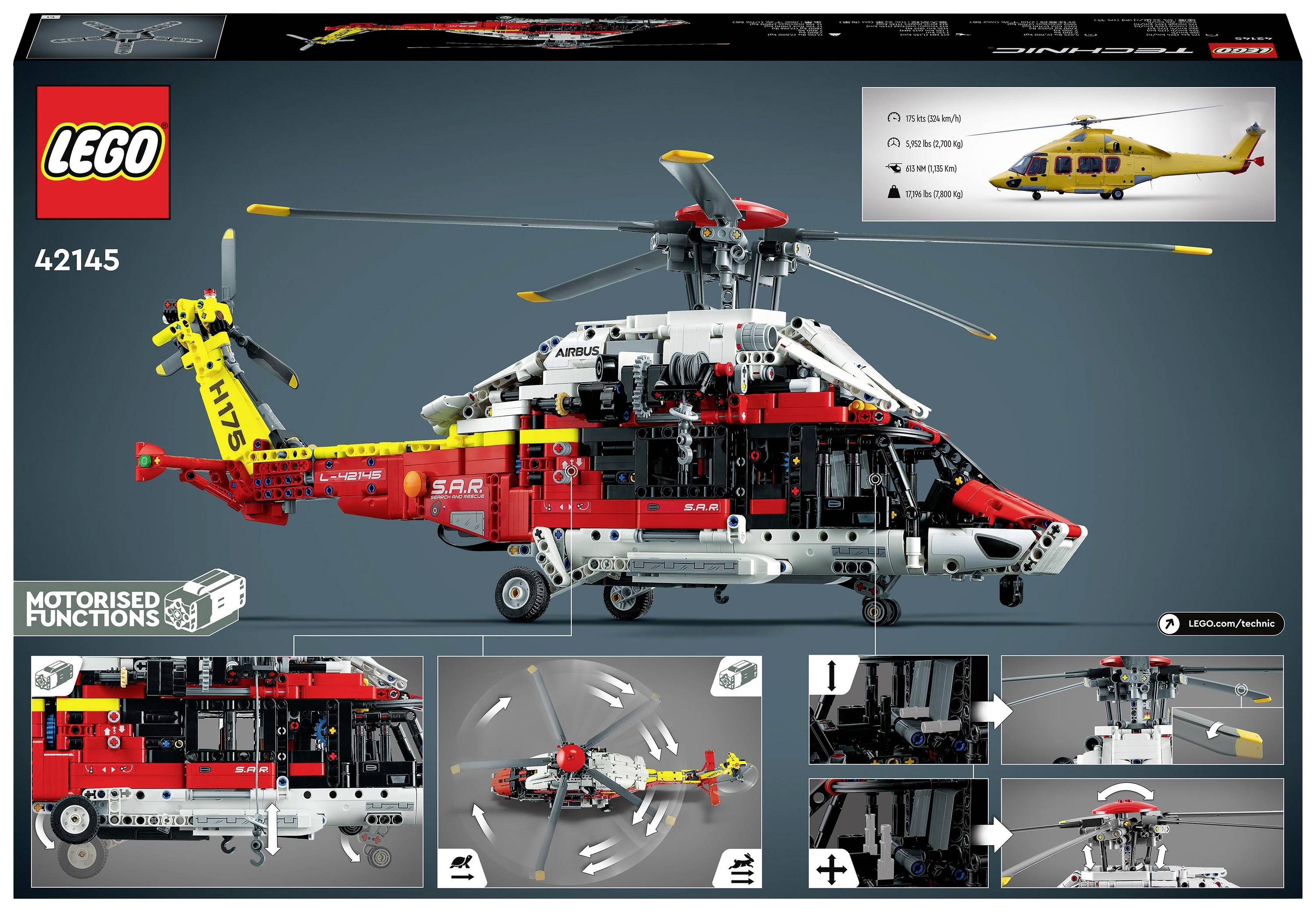 42145 LEGO® TECHNIC Airbus H175 rescue helicopter