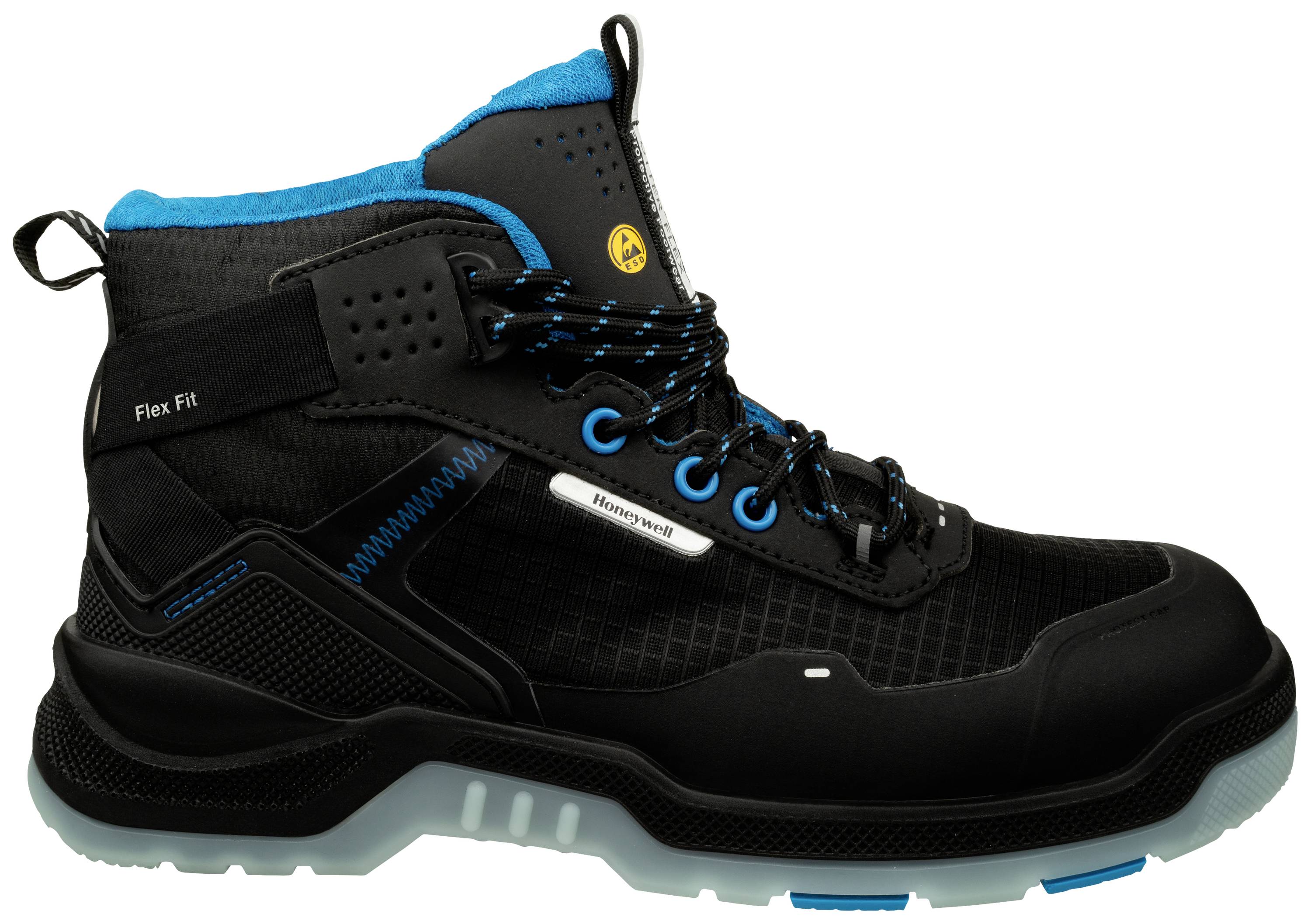 Otter Breather Mid 6551626-44/7 Safety work boots S3 Shoe size (EU): 44 Black 1 Pair