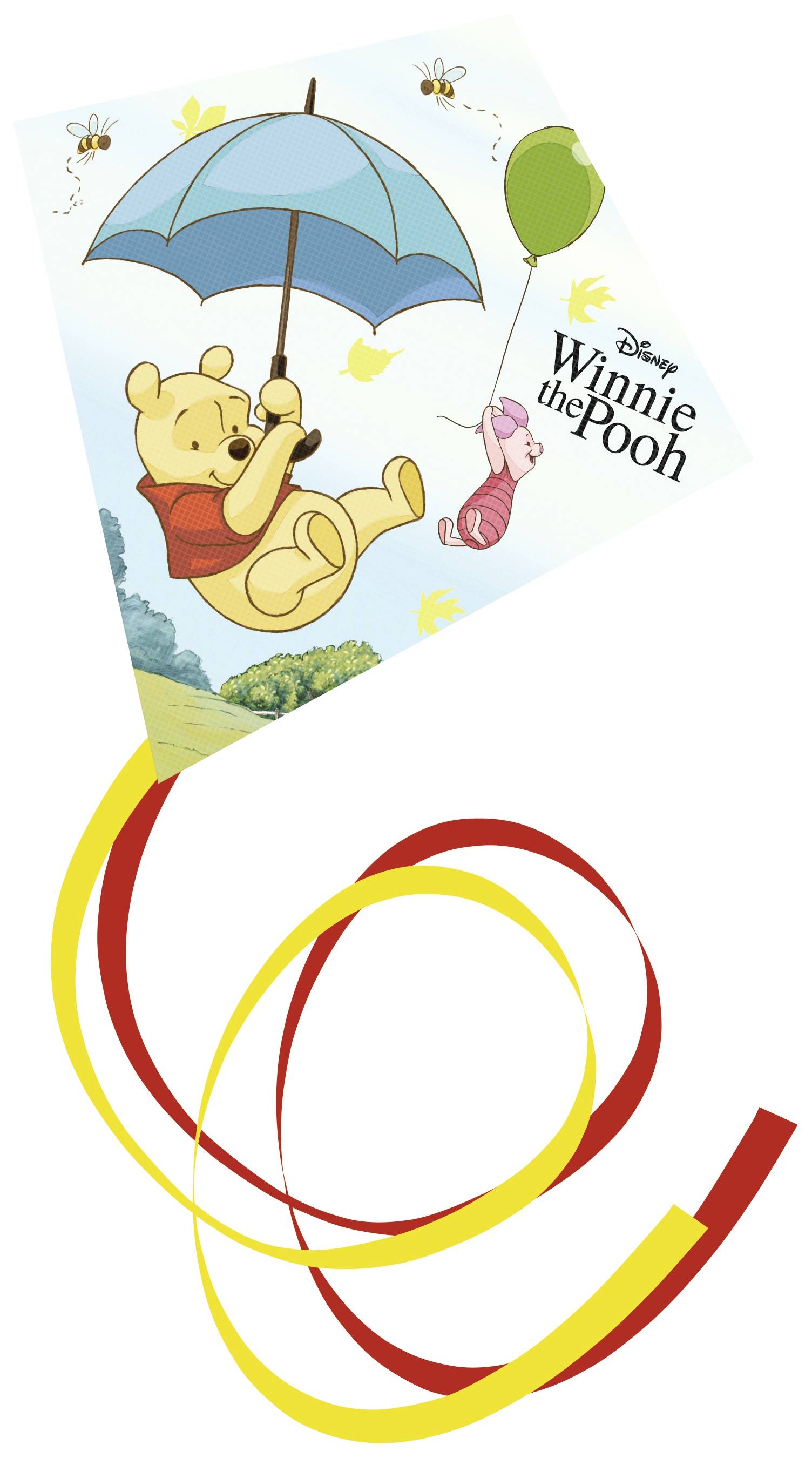 Guenther Flugspiele Kite Winnie Pooh Wingspan (details) 700 mm Wind speed range 4 - 9 bft
