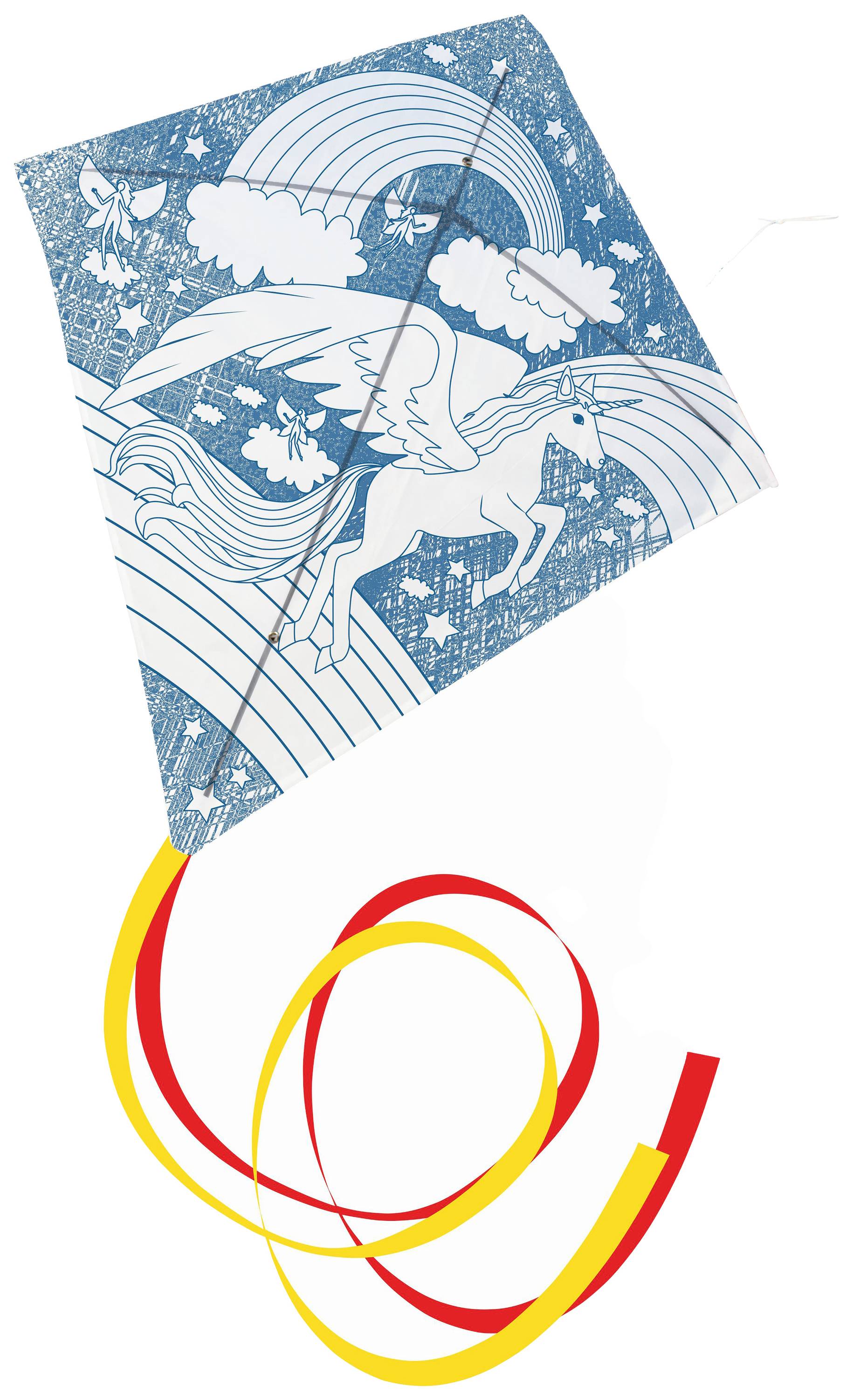 Image of Guenther Flugspiele Kite Unicorn landscape Wingspan (details) 690 mm Wind speed range 4 - 9 bft