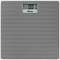 A grey digital weighing scale with a display showing '0.0 kg'.
