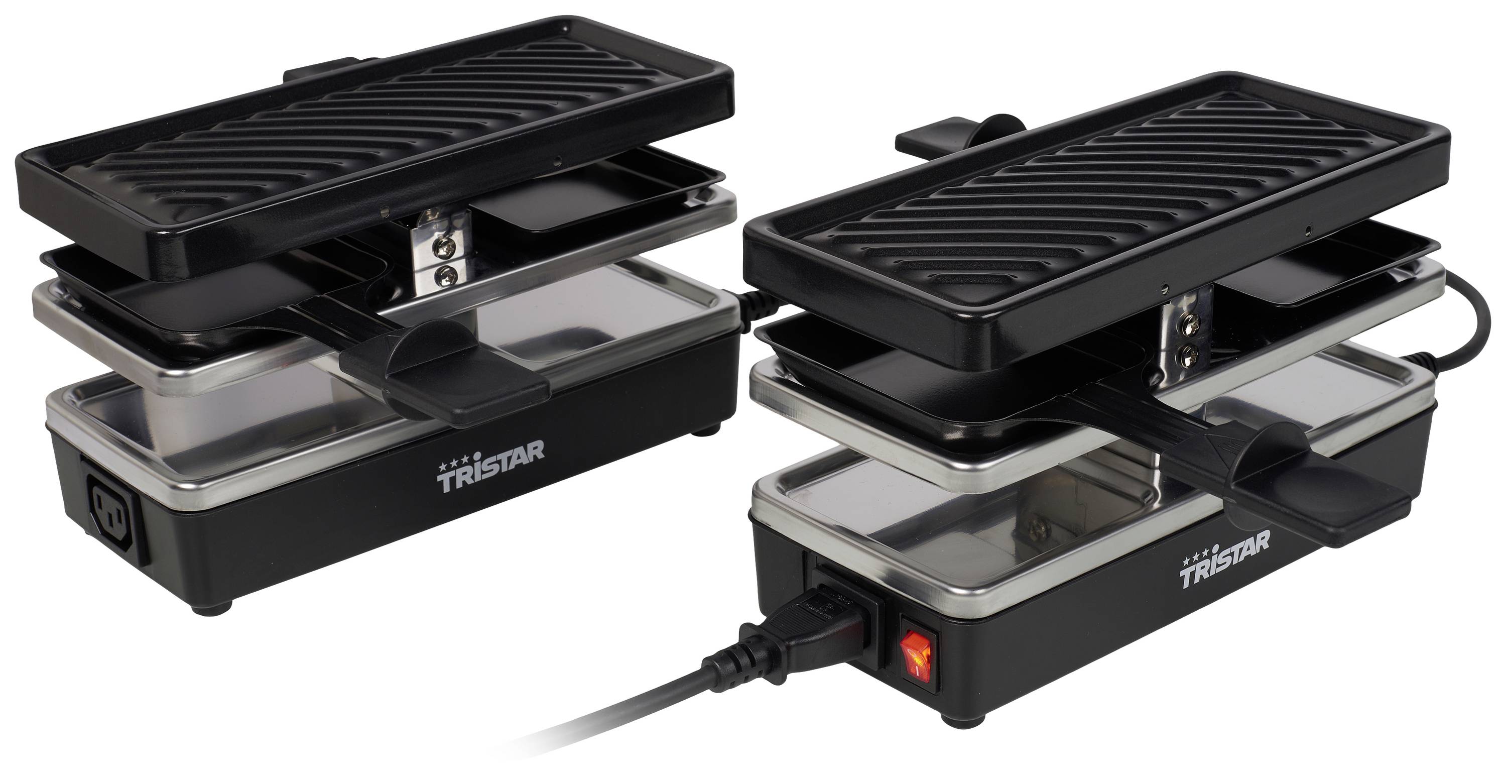 Image of Tristar RA-2742 Raclette 4 pannikins Black