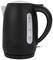 Black kettle with handle and max. 1.7 L capacity indicator.